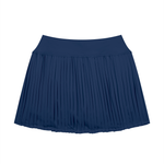 Load image into Gallery viewer, Iris Pleated Yoga Skort - Black & Navy Blue