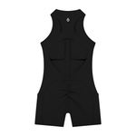 Load image into Gallery viewer, Minerva Quarter-Zip Yoga Romper - Dark Colors