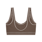 Load image into Gallery viewer, Servilia Topstitching Yoga Sports Bra