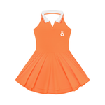 Load image into Gallery viewer, Lucia Collared Halter A-Line Tennis One Piece Dress