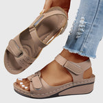 Load image into Gallery viewer, Women's Orthopedic Sandals Buckle Strap Platform Open Toe Style