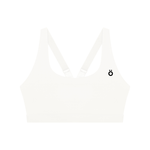 Load image into Gallery viewer, Beatrix Yoga Sports Bra - White & Pink