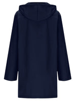 Load image into Gallery viewer, Women's Trench Coat Hooded Button Front Longline Pocket Style