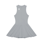 Load image into Gallery viewer, Selena Ruched Sleeveless Full-Zip Dress