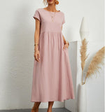 Load image into Gallery viewer, Tracy | Elegant Casual Maxi Dress for Women in Lightweight Style