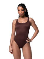 Load image into Gallery viewer, Snatch Them CocoaPlums! | Ribbed Snatched Shapewear Bodysuit