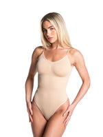 Load image into Gallery viewer, Snatch Them CocoaPlums! | Snatched Thong Bodysuit