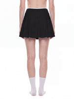 Load image into Gallery viewer, Pomona Block A-Line Skirt - In Black