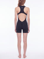 Load image into Gallery viewer, Minerva Quarter-Zip Yoga Romper - Dark Colors