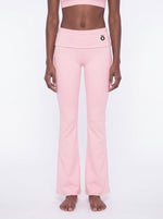 Load image into Gallery viewer, Women's High Rise Flared Yoga Pants - In Pink