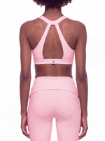 Load image into Gallery viewer, Flora Halter & Flared Yoga Sports Matching Set - In Pink