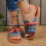 Load image into Gallery viewer, Women's Sandals Tassel Strap Slip On Casual Style
