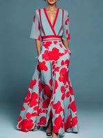 Load image into Gallery viewer, Women's Red Maxi Dress for Formal Wedding Guest Style