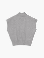 Load image into Gallery viewer, Women's Sleeveless Top High Neck Cap Sleeve Knit Casual Style