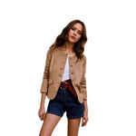 Load image into Gallery viewer, Women's Beige Blouses Relaxed Fit Casual Everyday Style