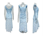 Load image into Gallery viewer, Women's Mother of the Bride Dresses Corset Bodice Jacquard Lace Mermaid Midi