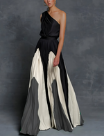Load image into Gallery viewer, Mia | Elegant Pleated Maxi Dress for Formal Wedding Guest Style