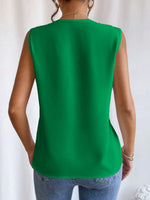 Load image into Gallery viewer, Women's Blouses V Neck Sleeveless Wrap Relaxed Tank Top Style