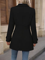 Load image into Gallery viewer, Women's Trench Coat Notch Collar Belted Waist Double Breasted Style