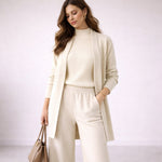 Load image into Gallery viewer, Women's Sweater Cardigan Set Wide Leg Pants Knit Lounge Style