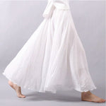 Load image into Gallery viewer, Women's Maxi Skirt High Waist Flowing a Line Casual Bohemian Style