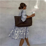 Load image into Gallery viewer, Women's Floral Sundress Tiered Skirt Boho Tunic Style