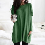 Load image into Gallery viewer, Effortless Tunics for Women with Oversized Long Sleeve Pocket Style