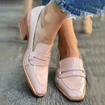 Load image into Gallery viewer, Women's Pink Loafers Slip On Penny Toe Comfortable Casual Style