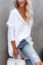 Load image into Gallery viewer, Women's Hoodies Relaxed Tunic Length Drawstring Pullover Sweatshirt Style