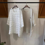 Load image into Gallery viewer, Women's Tunics Relaxed Linen Patch Pocket Casual Style