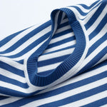 Load image into Gallery viewer, Women's Sweaters Nautical Stripe Crew Neckline Relaxed Long Sleeve Style