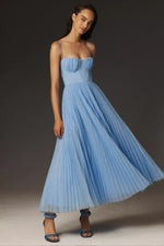 Load image into Gallery viewer, Women's Wedding Guest Dress One Shoulder Flowing Midi Formal Style