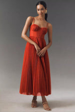 Load image into Gallery viewer, Women's Wedding Guest Dress One Shoulder Flowing Midi Formal Style