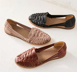 Load image into Gallery viewer, Women's Sandals Woven Closed-Toe Slip-On Flat Sole