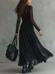 Women's Black Going Out Dress for Black Tie Formal Style