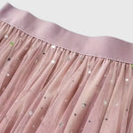 Load image into Gallery viewer, Women's Midi Skirt Elastic High Waist Sparkle Tulle Asymmetric Handkerchief Hem Casual Style
