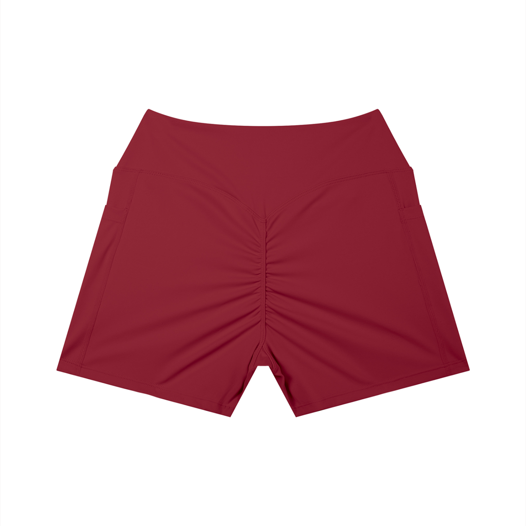 Leona High Rise Pocket Yoga Shorts