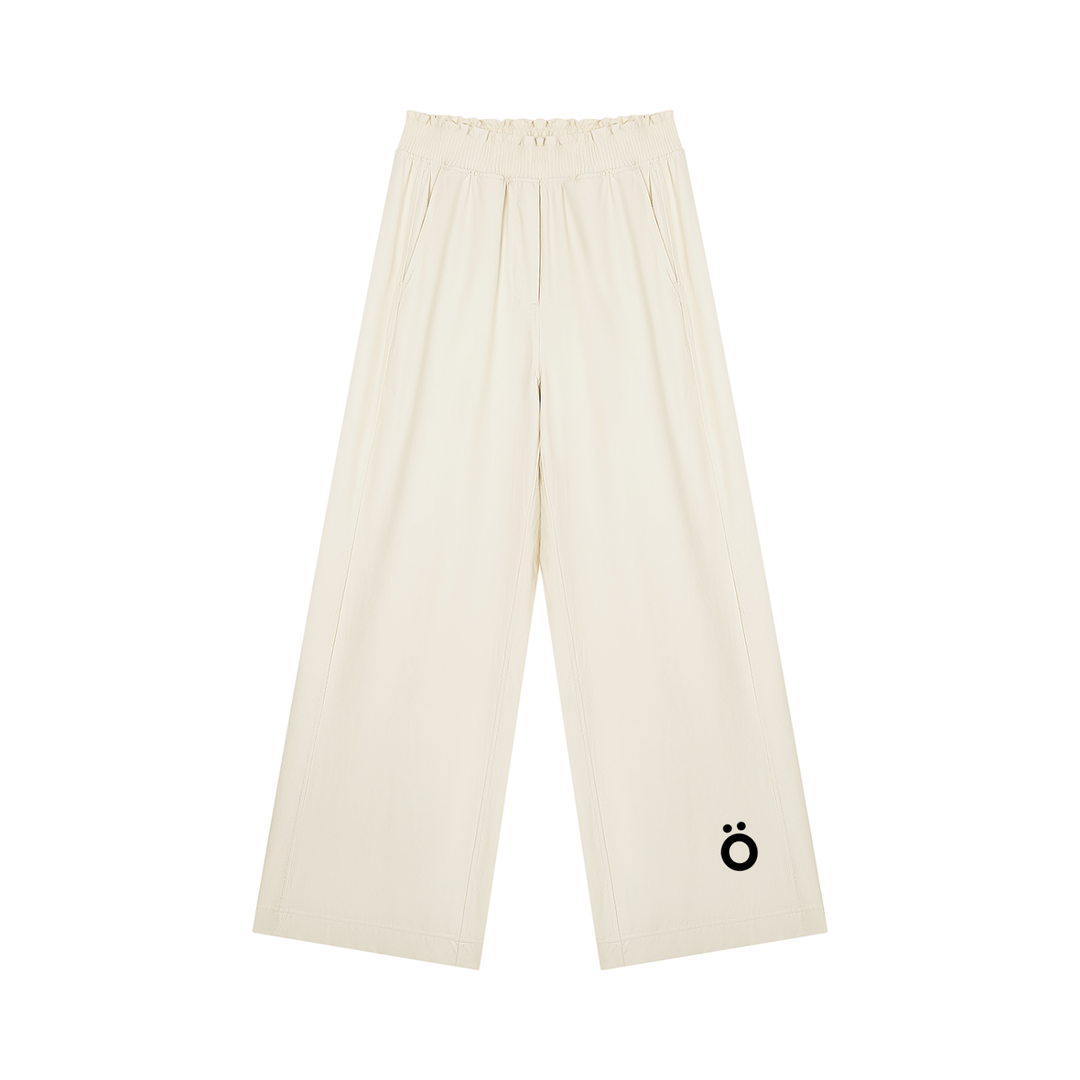 Virginia High Rise Wide Leg Pants - In Beige