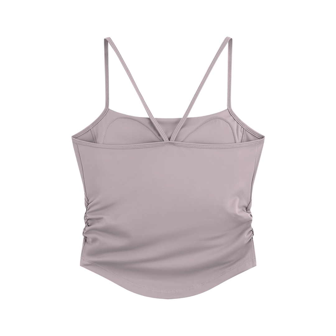 Nona Ruched Yoga Tank Top