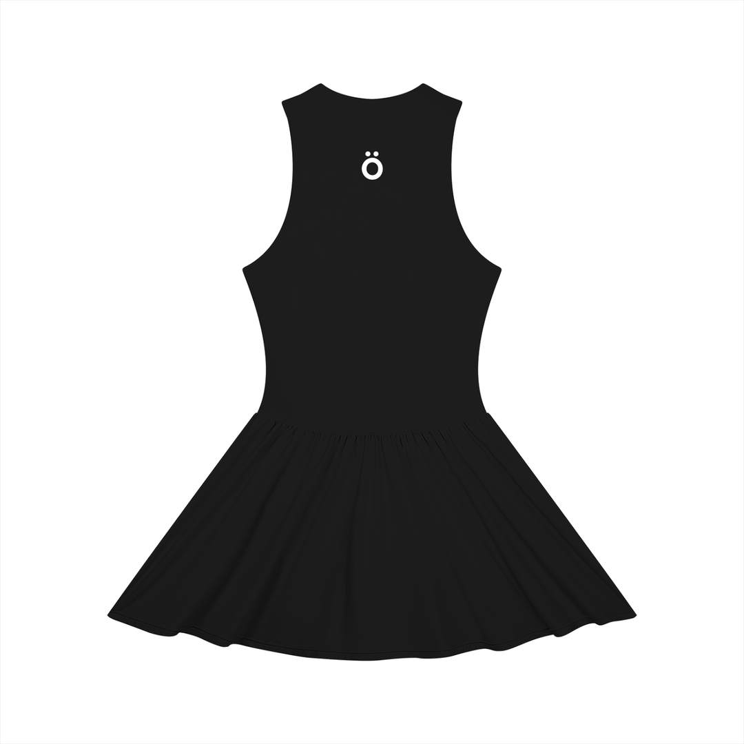 Selena Ruched Sleeveless Full-Zip Dress