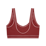 Load image into Gallery viewer, Servilia Topstitching Yoga Sports Bra
