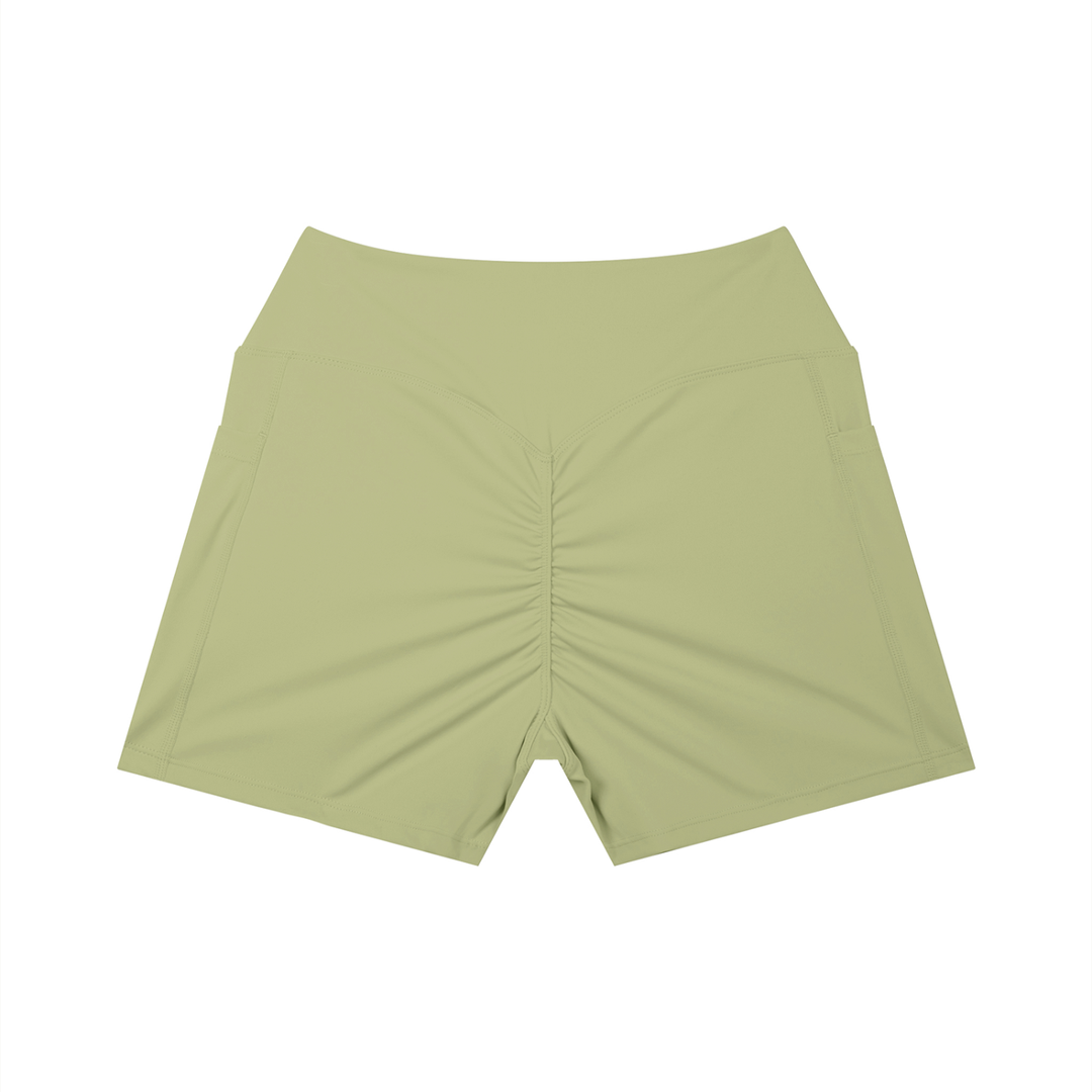 Leona High Rise Pocket Yoga Shorts