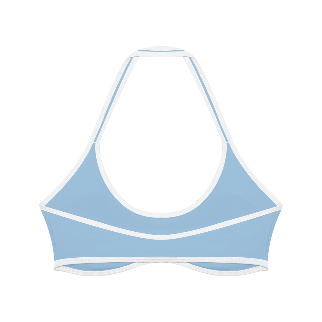 Diana Halter Color Block Yoga Sports Bra