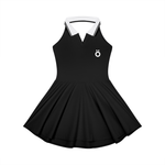 Load image into Gallery viewer, Lucia Collared Halter A-Line Tennis One Piece Dress
