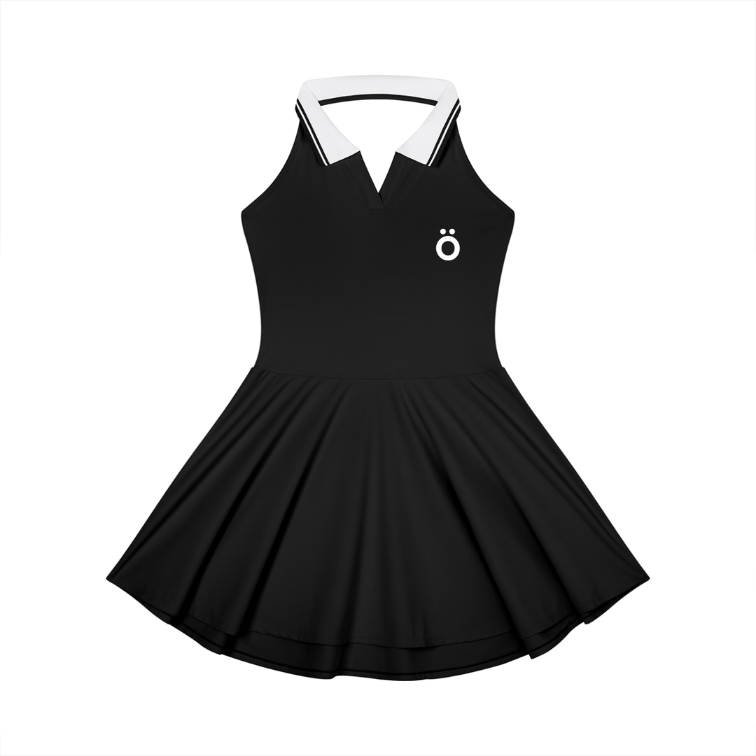 Lucia Collared Halter A-Line Tennis One Piece Dress