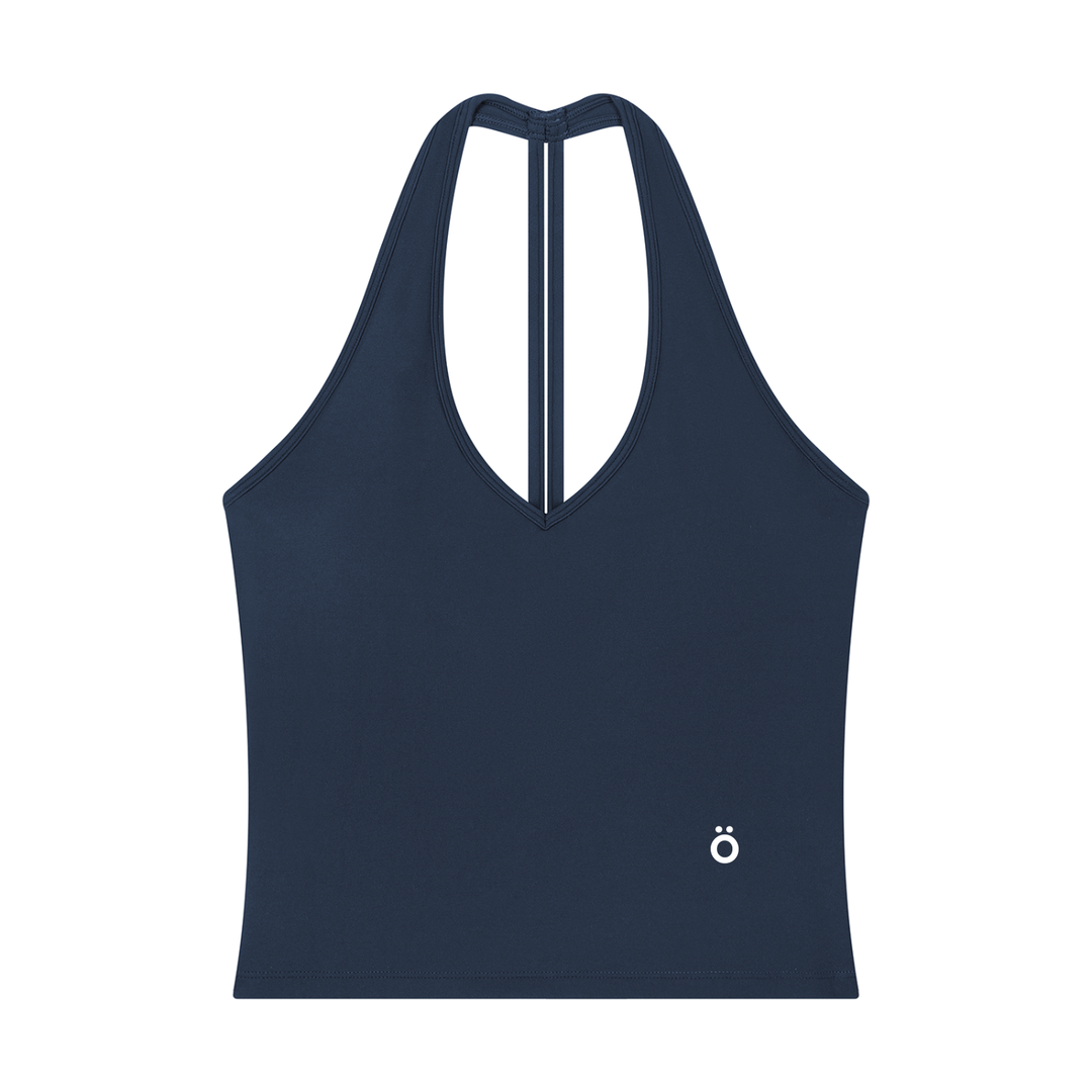 Stella Halter V-Neck Yoga Tank Top