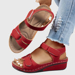 Load image into Gallery viewer, Women's Orthopedic Sandals Buckle Strap Platform Open Toe Style
