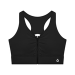 Load image into Gallery viewer, Priscilla Cropped Zip Yoga Sports Bra
