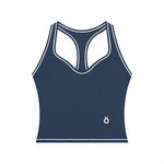 Load image into Gallery viewer, Hortensia Topstitching Yoga Tank Top
