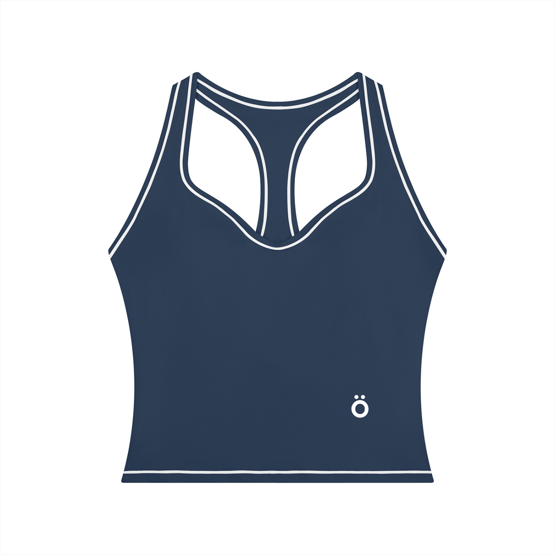 Hortensia Topstitching Yoga Tank Top